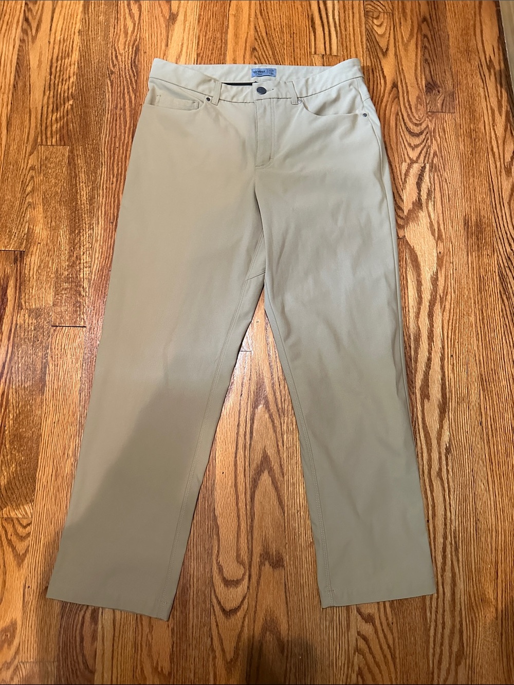 Men's Classic Straight Khaki Pants - Tan VRST 32 W 30 L